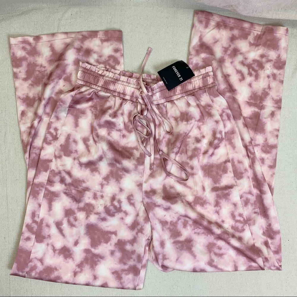 Forever 21 Satiny Tie dye Sleep Pants NWT